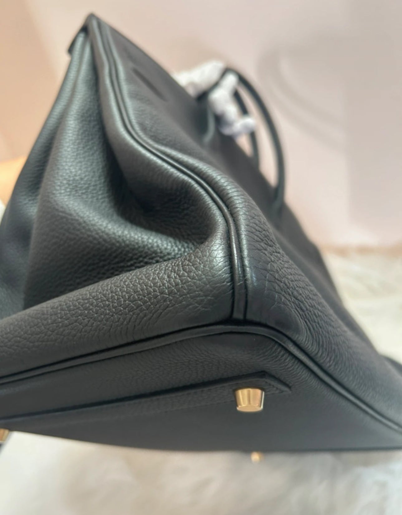 Birkin 40 Noir Goldhardware