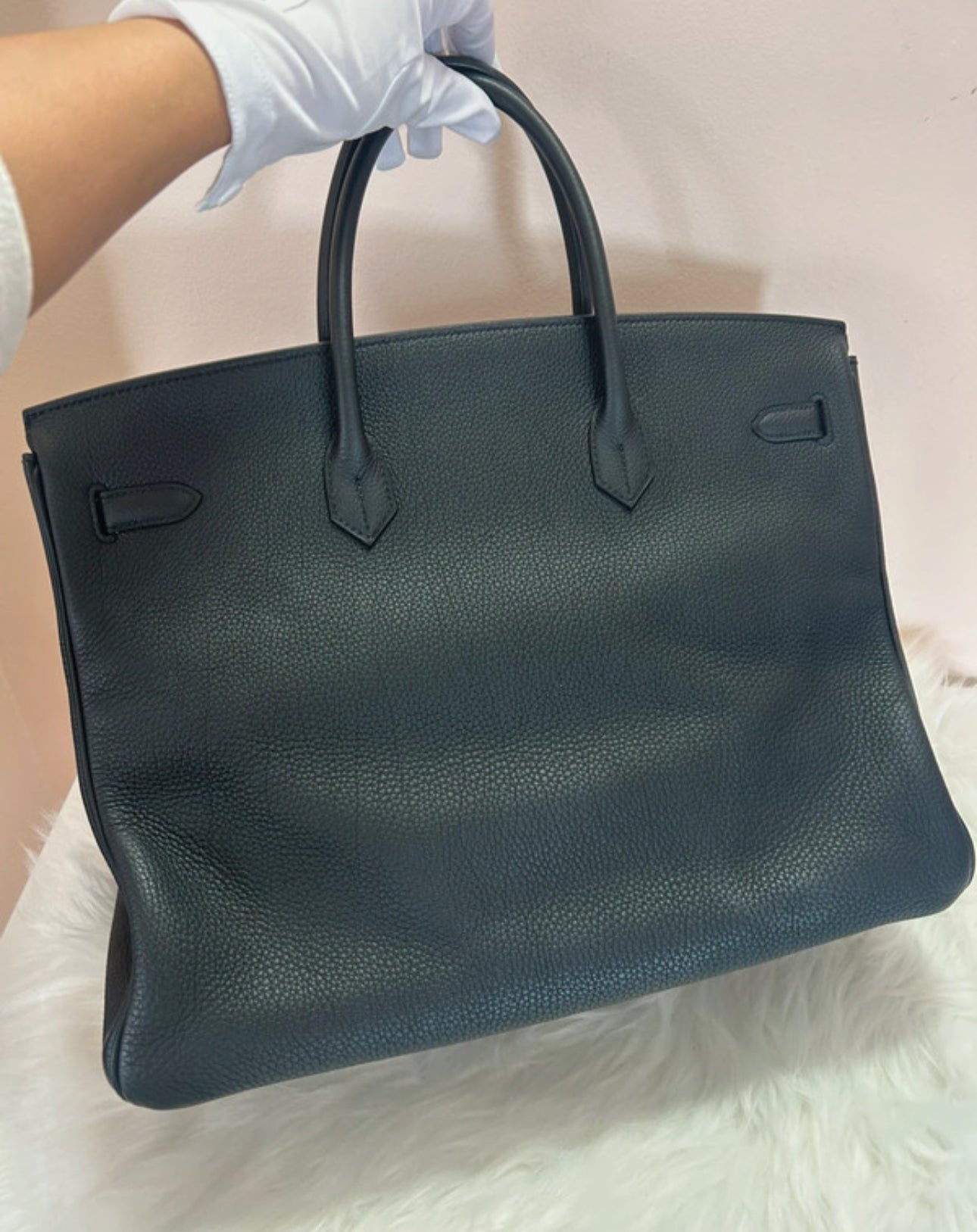 Birkin 40 Noir Goldhardware