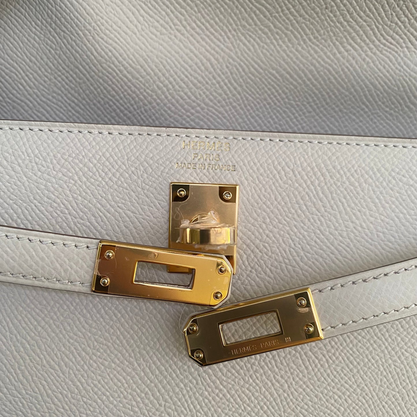 Kelly 25 craie sellier Gold Hardware