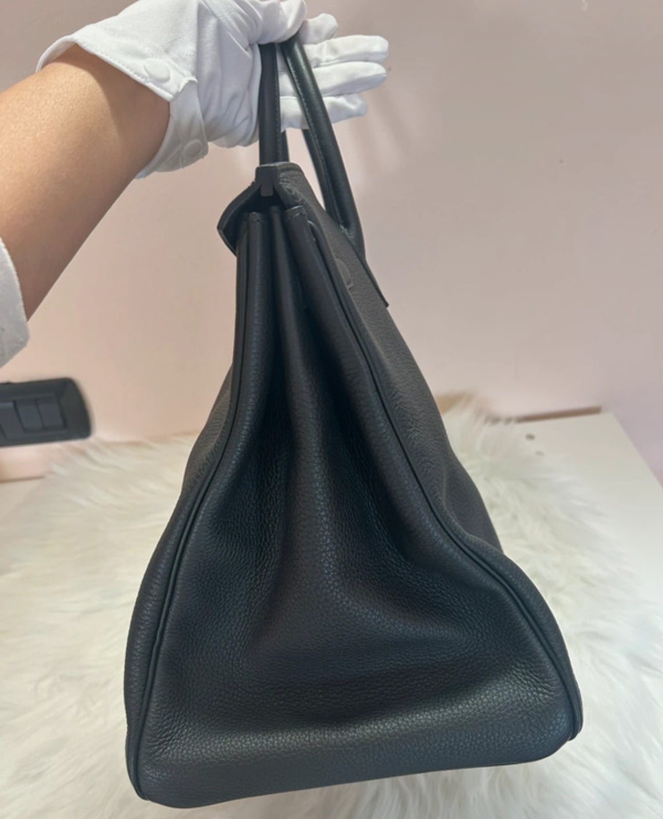 Birkin 40 Noir Goldhardware