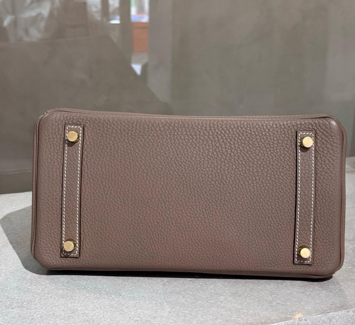 Hermès Birkin 30 Etoupe – Gold Hardware