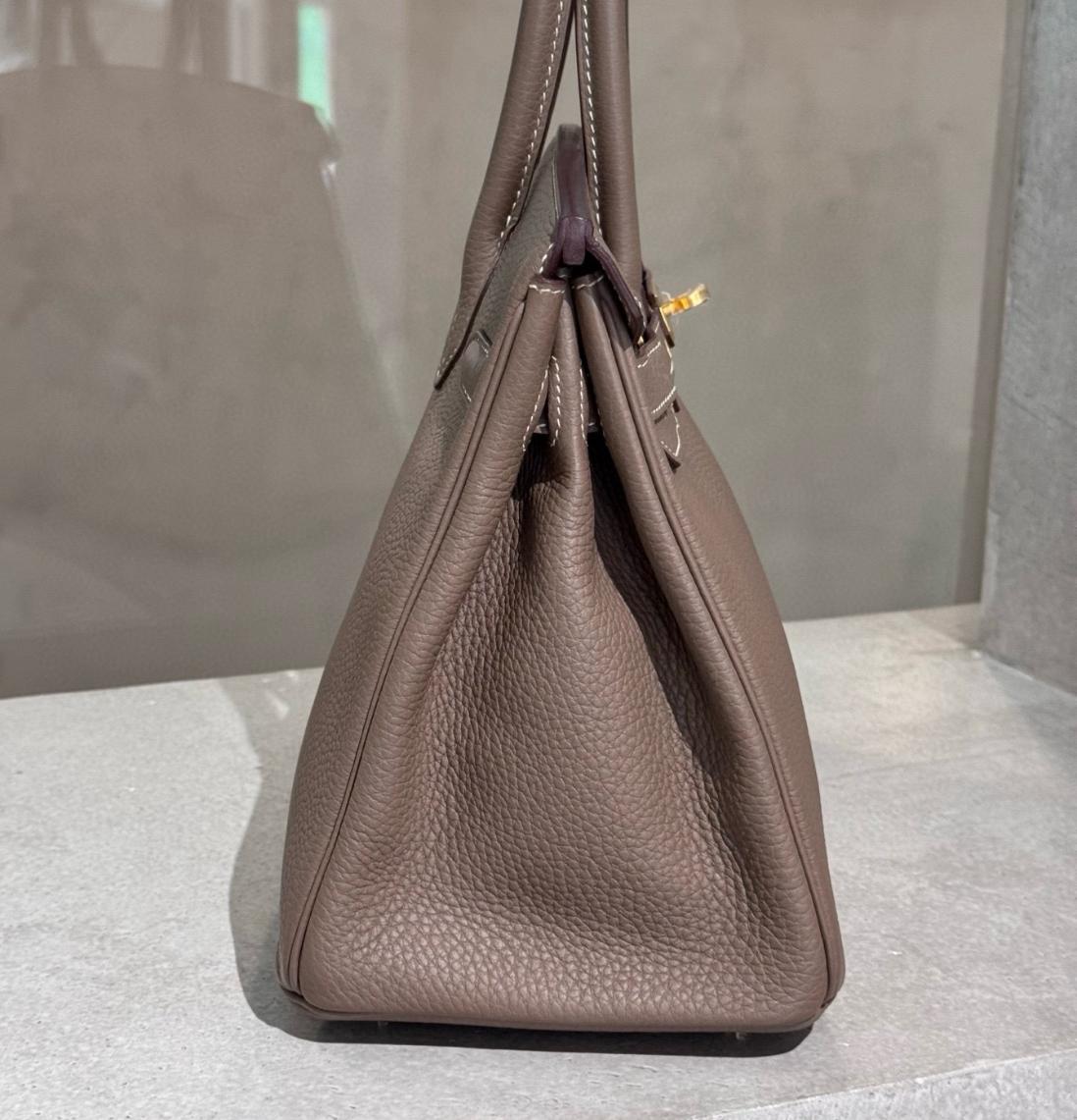Hermès Birkin 30 Etoupe – Gold Hardware