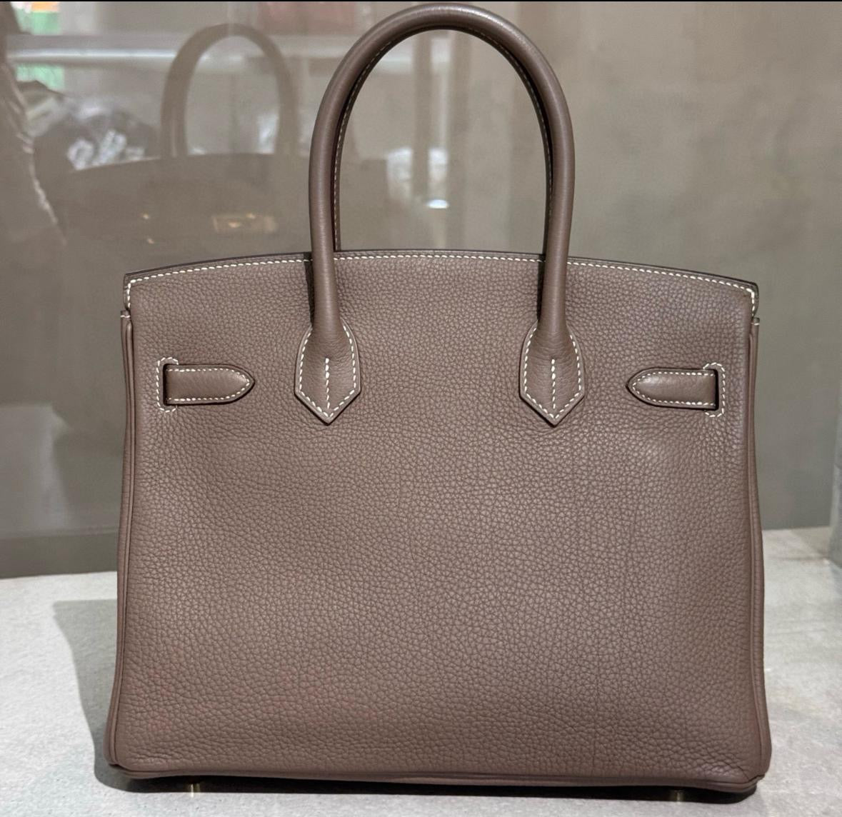 Hermès Birkin 30 Etoupe – Gold Hardware