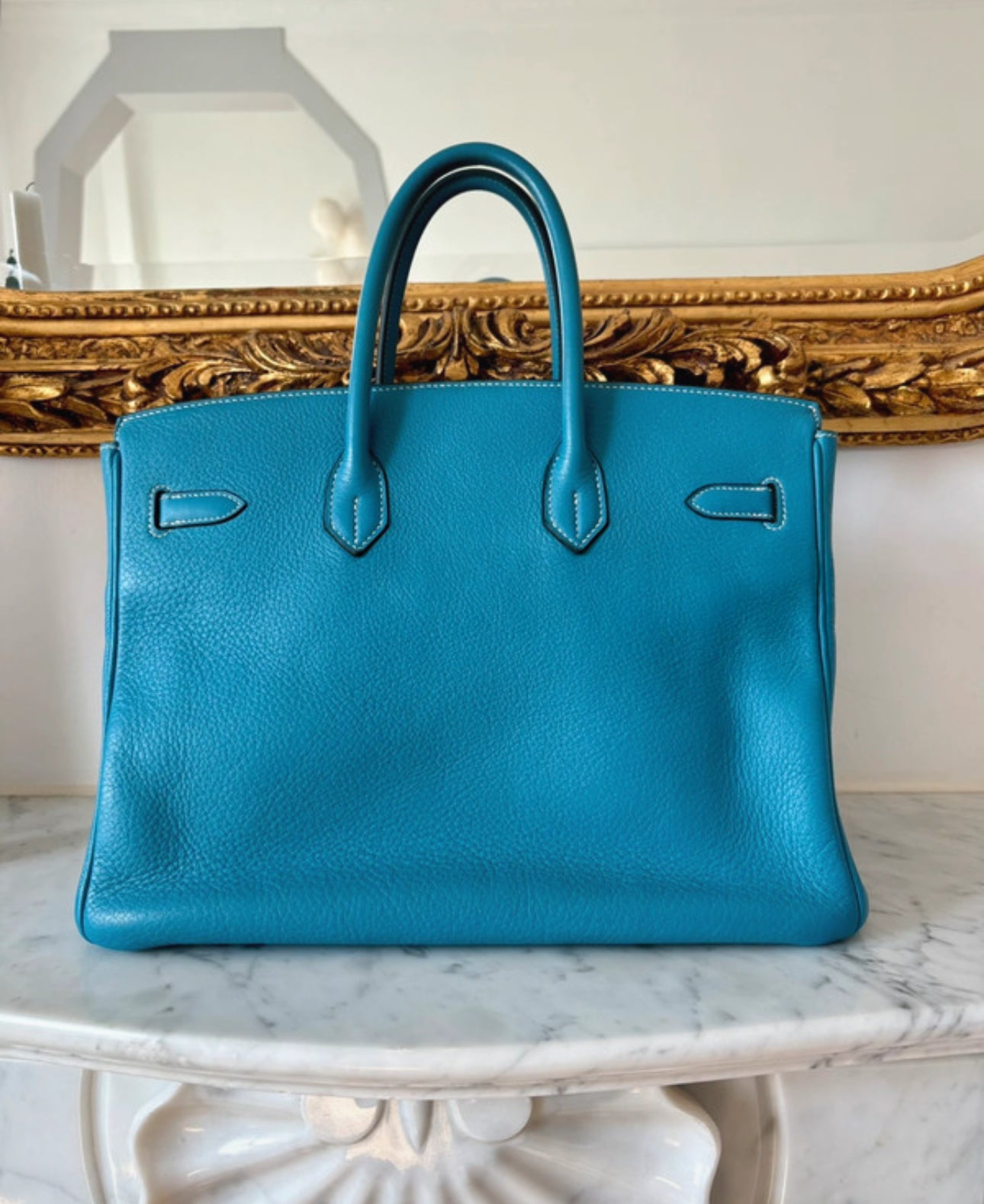 Birkin 35 bleu jean